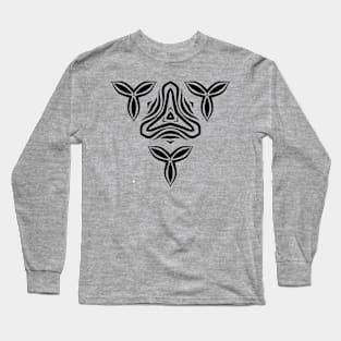 Petal Fractal Pattern Design Long Sleeve T-Shirt